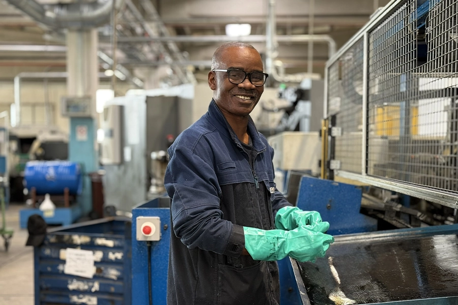 Operaio Coram la lavoro